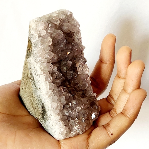 Amethyst Crystal Cluster with Large Flat Base Geode - Picture 8 of 13